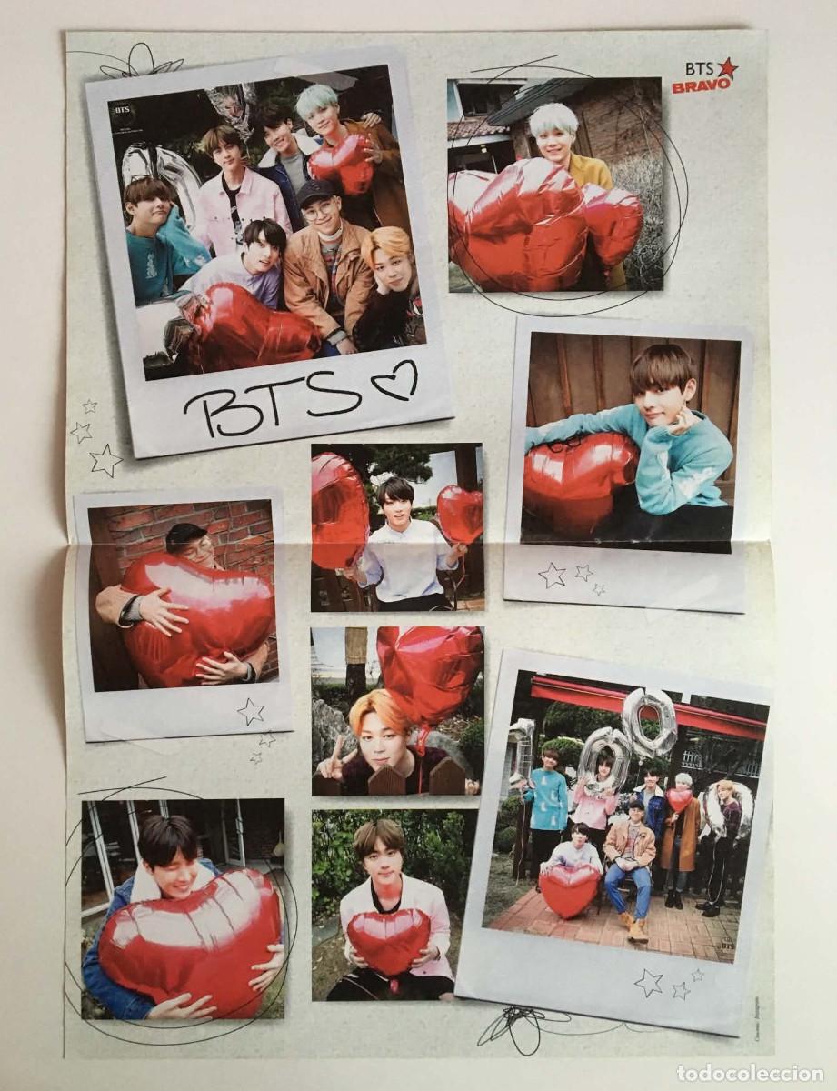 Coleccionismo de carteles: BTS Photo Collage / Cristiano Ronaldo Original Double-Sided Poster A3 Bravo Bulgaria K-Pop Football