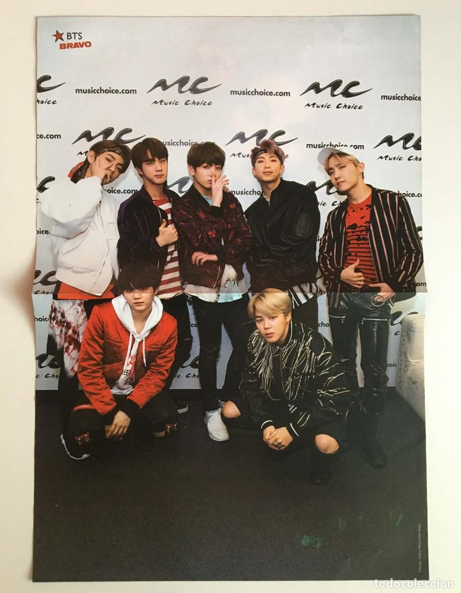 Coleccionismo de carteles: BTS / Hailee Steinfeld Original Double-Sided Poster A3 - Bravo Magazine Bulgaria Music K-Pop