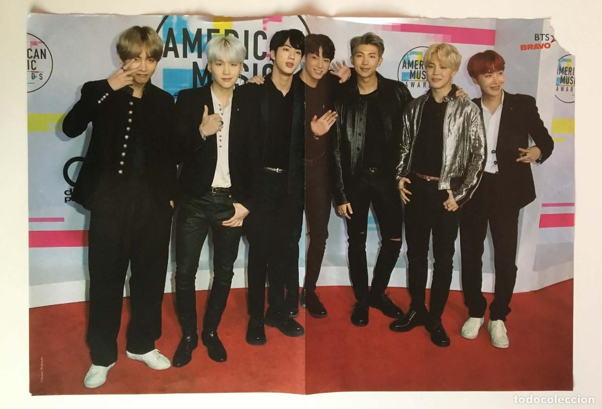 Coleccionismo de carteles: BTS / Nicki Minaj Original Double-Sided Poster A3 - Bravo Magazine Bulgaria Music K-Pop