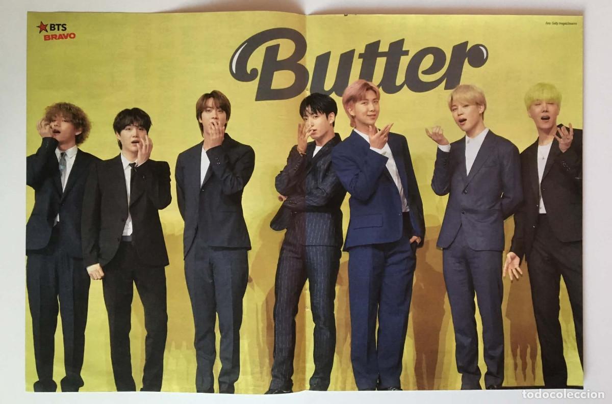 Coleccionismo de carteles: BTS Butter / Malou Lovis Original Double-Sided Poster A3 - Bravo Magazine Germany Music K-Pop