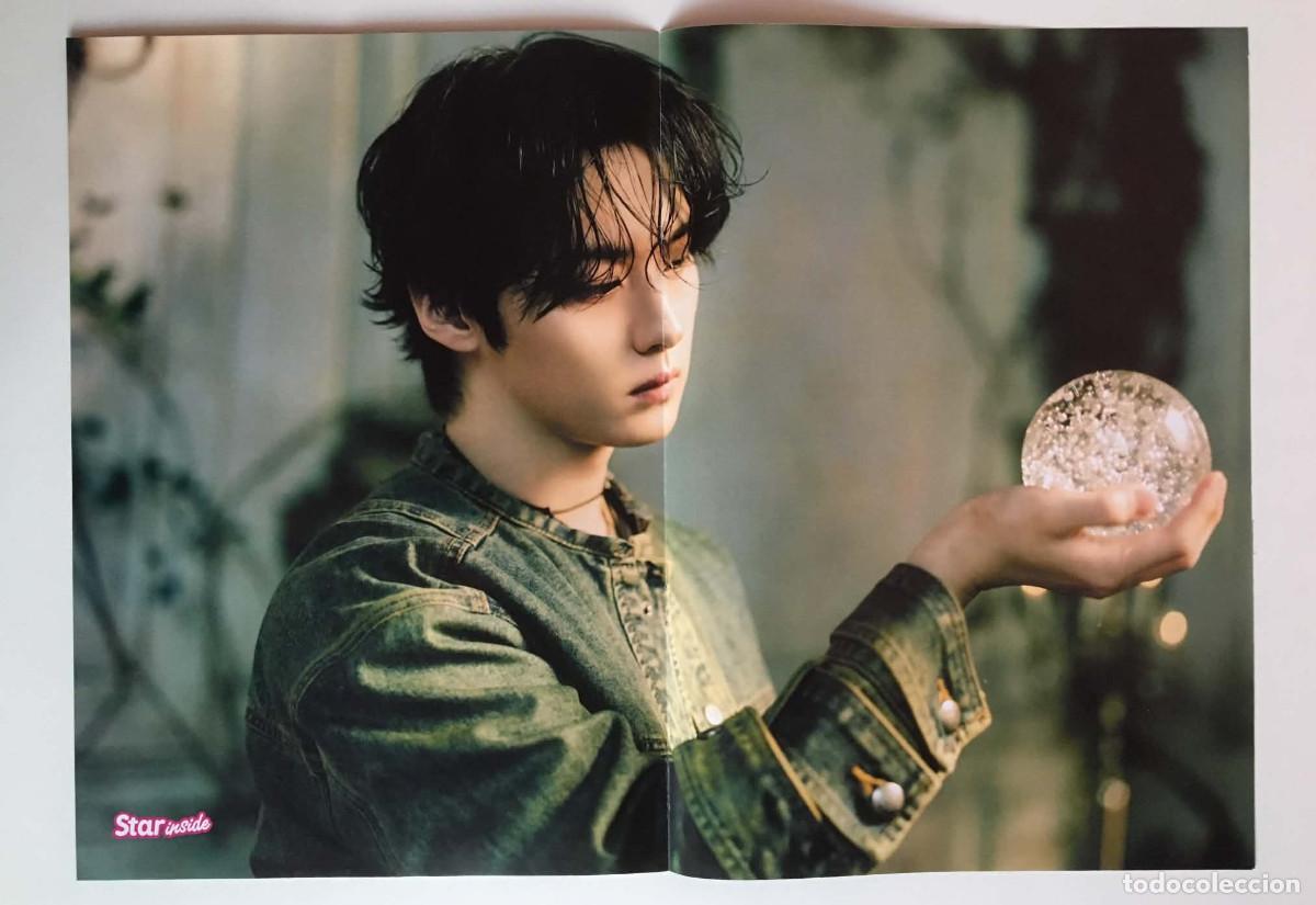 Coleccionismo de carteles: Lee Know / Seungmin Stray Kids Original Double-Sided Poster A3 - Star Inside Magazine France K-Pop