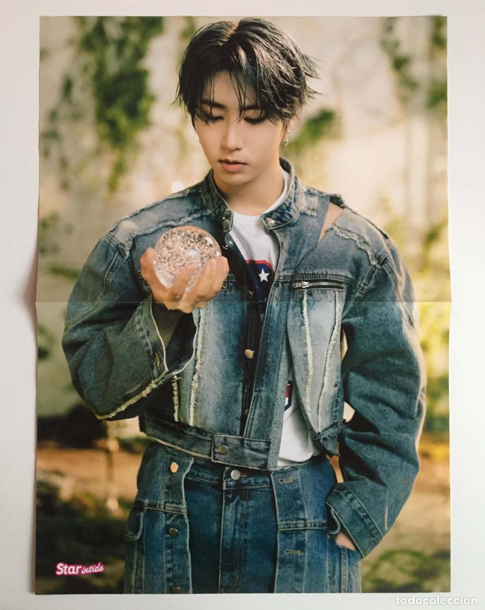 Coleccionismo de carteles: Han / Hyunjin Stray Kids Original Double-Sided Poster A3 - Star Inside Magazine France Music K-Pop