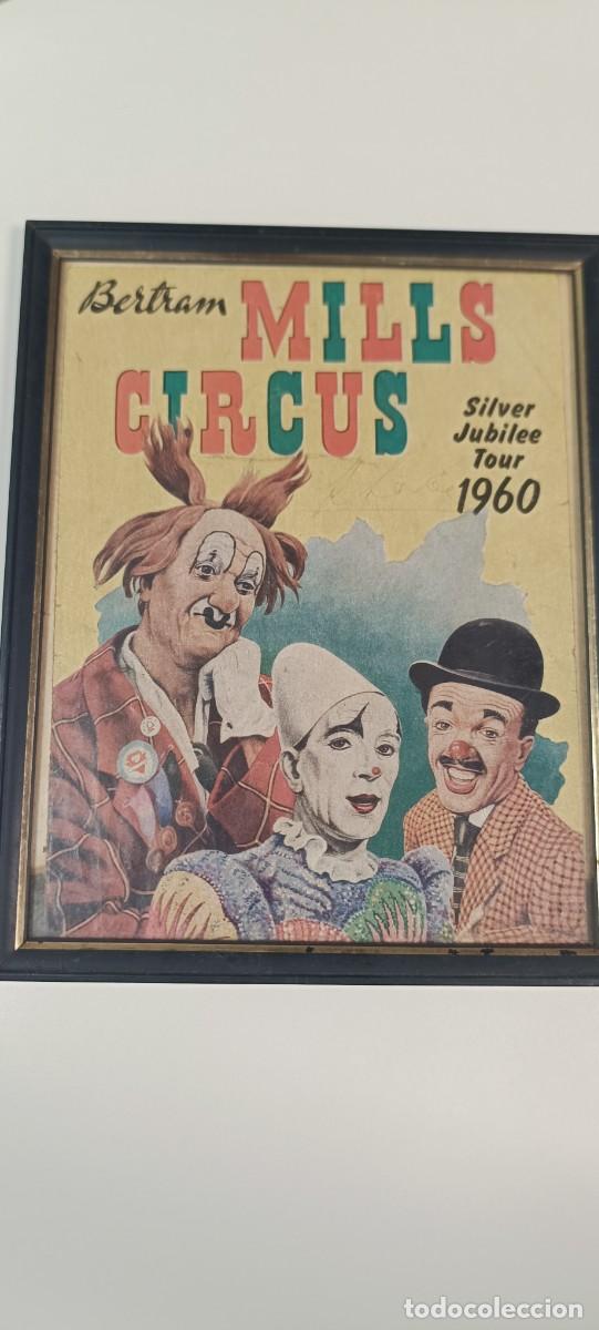 Coleccionismo de carteles: CARTEL ORIGINAL DEL CIRCO BERTRAM MILLS CIRCUS TOUR DE 1960, INGLATERRA