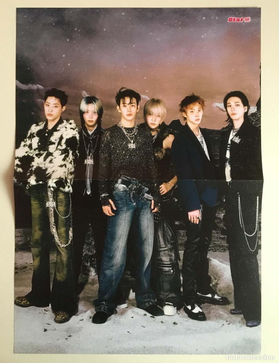 Coleccionismo de carteles: P1Harmony / TWS Original Double-Sided Poster A3 - Star VIP Magazine France Music K-Pop