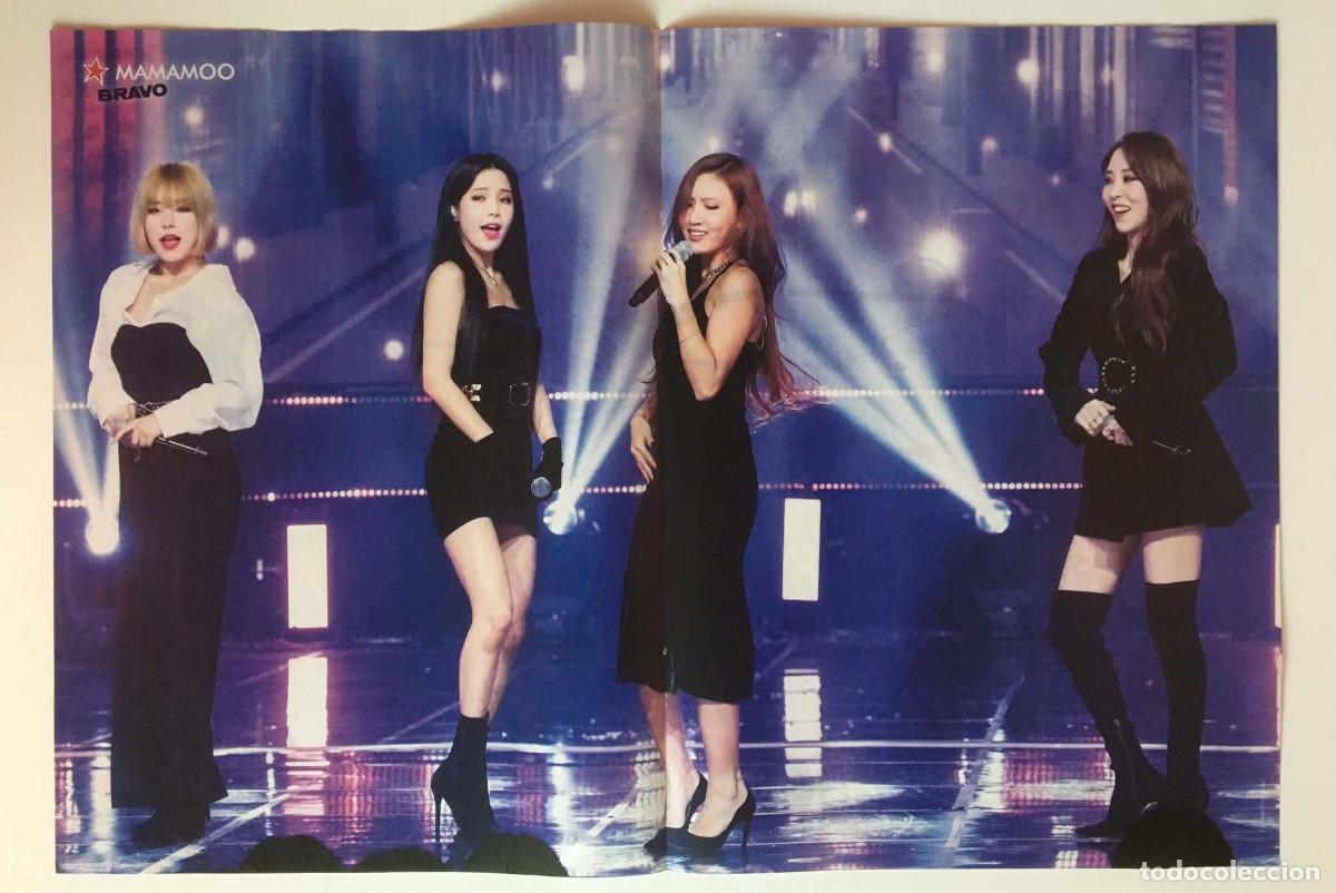 Coleccionismo de carteles: Mamamoo / Loren Gray Original Double-Sided Poster A3 - Bravo Magazine Bulgaria Music K-Pop
