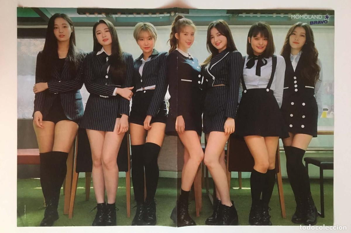 Coleccionismo de carteles: Momoland / KJ Apa Riverdale Original Double-Sided Poster A3 - Bravo Magazine Bulgaria Music K-Pop TV