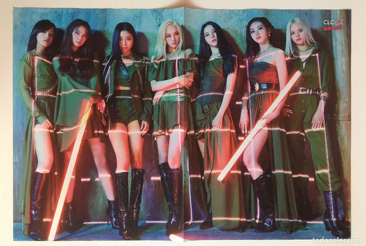 Coleccionismo de carteles: CLC / JoJo Siwa Original Double-Sided Poster A3 - Bravo Magazine Bulgaria Music K-Pop