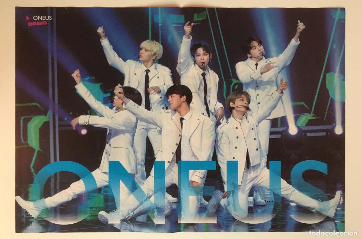 Coleccionismo de carteles: ONEUS / Dara Bangaranga Eurovision Original Double-Sided Poster A3 Bravo Magazine Bulgaria K-Pop