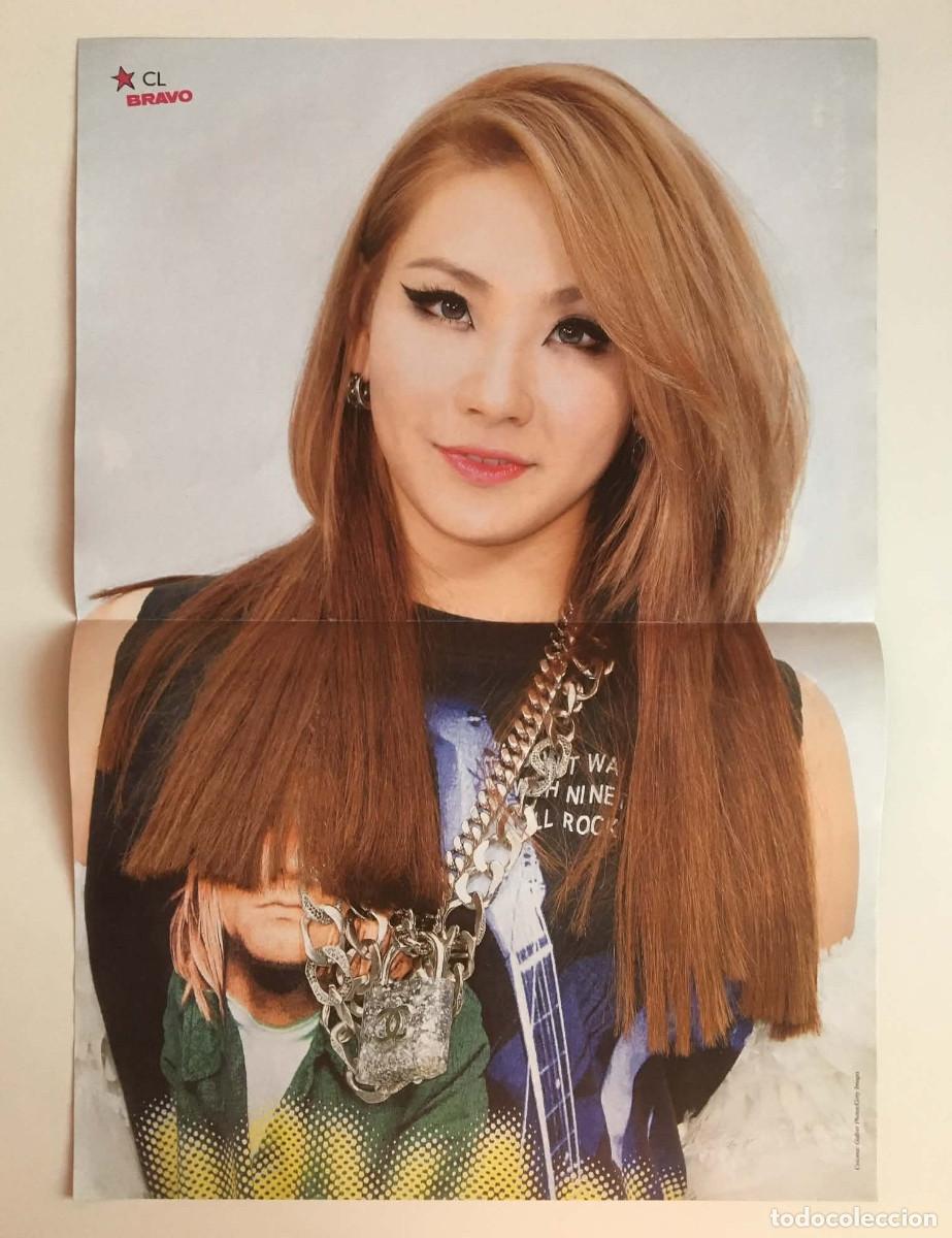 Coleccionismo de carteles: CL 2NE1 / Kasabian Original Double-Sided Poster A3 - Bravo Magazine Bulgaria Music K-Pop Rock