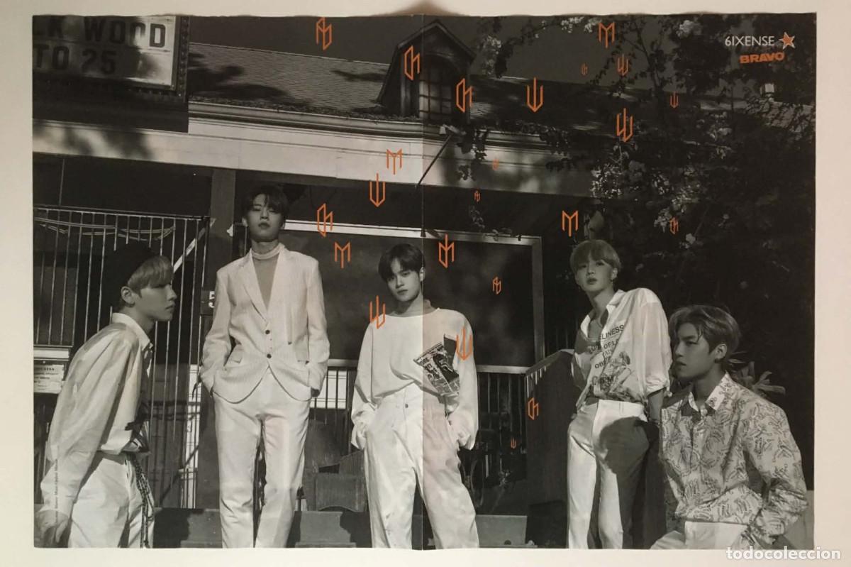 Coleccionismo de carteles: AB6IX (6IXENSE) / Lidia Original Double-Sided Poster A3 - Bravo Magazine Bulgaria Music K-Pop