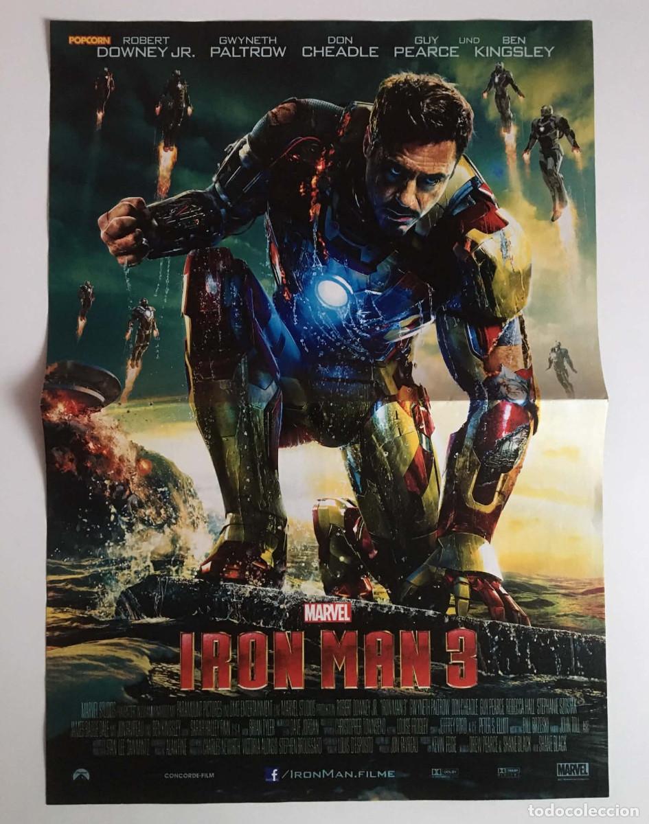 Coleccionismo de carteles: Iron Man 3 Marvel / CNBLUE Blue Moon World Tour Double-Sided Poster A3 - Popcorn Magazine Germany