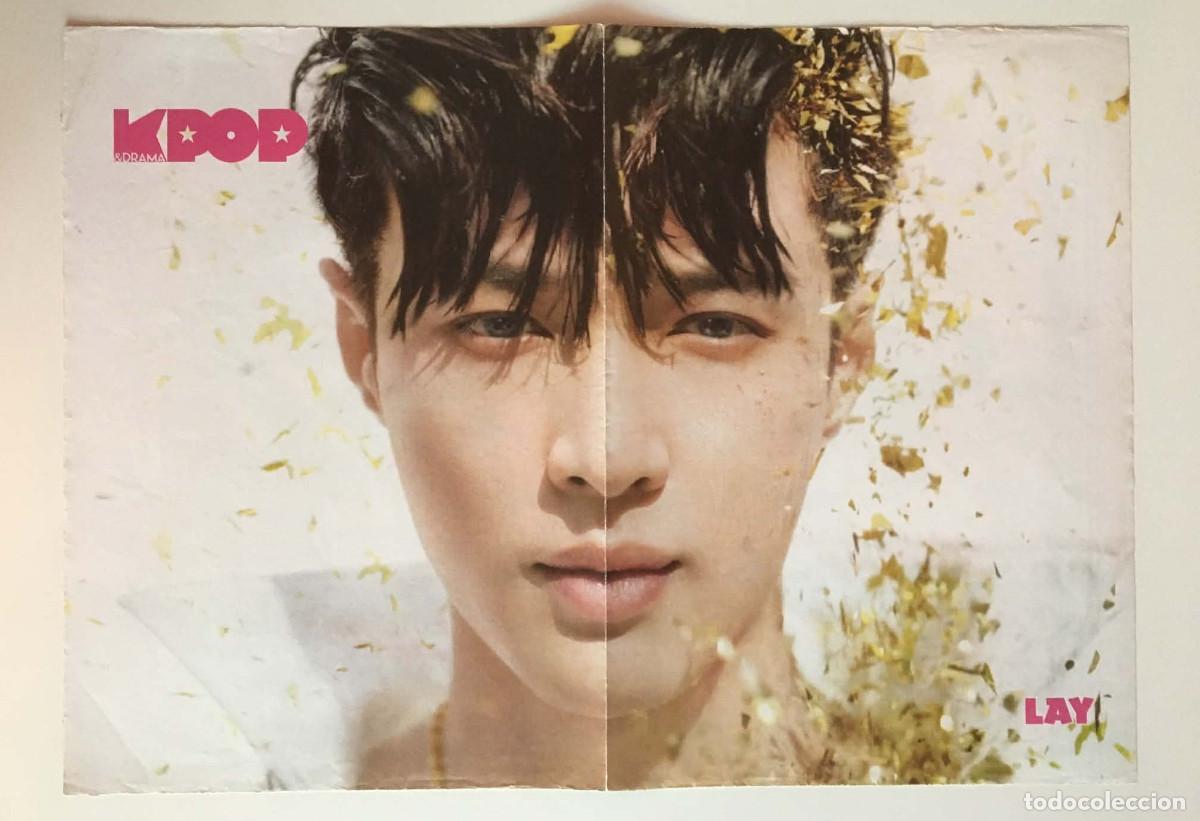 Coleccionismo de carteles: Lay Zhang Yixing EXO / I.O.I Rare Double-Sided Poster A3 - Turkish KPop & Drama Magazine Music