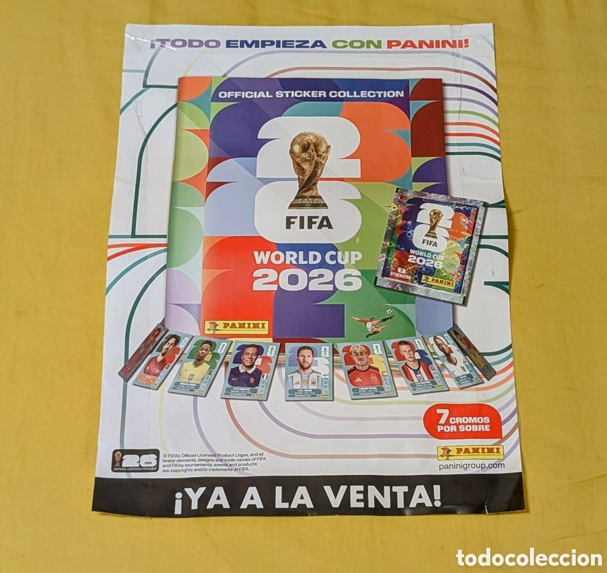 Coleccionismo de carteles: Poster cromos Futbol FIFA WORLD CUP 2026. Panini. Mundial de futbol