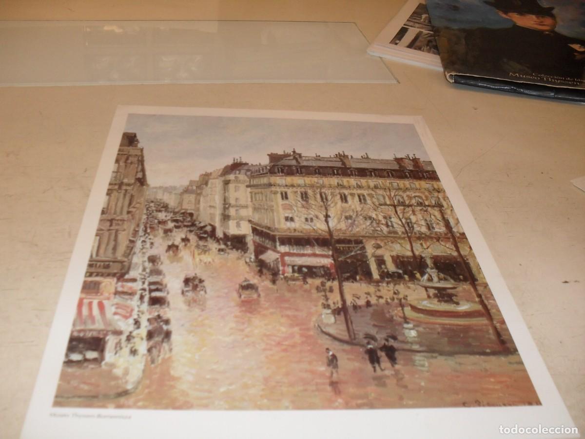 Coleccionismo de carteles: (REPRODUCCION)LAMINA N&ordm; 16,DE 21,CALLE SAINT-HONORE.CON LLUVIA,1987,DE C,PISSARRO.EDITA EL PAIS,1997