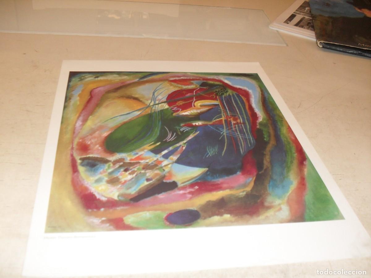 Coleccionismo de carteles: (REPRODUCCION)LAMINA N&ordm; 18,DE 21,PINTURA CON 3 MANCHAS,1914,DE W.KANDISKY.EDITA EL PAIS,1997