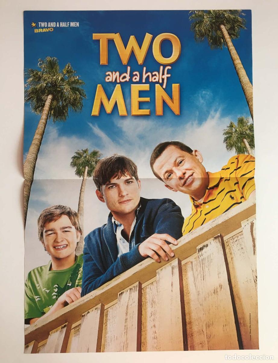 Coleccionismo de carteles: Ashton Kutcher Jon Cryer Angus T. Jones Two and a Half Men / Tinie Tempah Poster A3 - Bravo Bulgaria