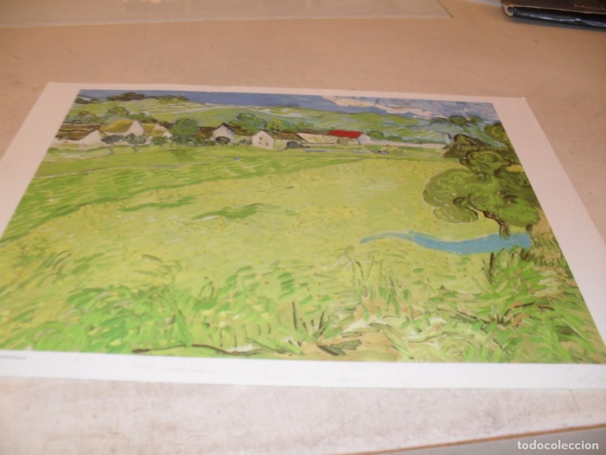 Coleccionismo de carteles: (REPRODUCCION)LAMINA N&ordm; 14,DE 21,LES VESSENOTS EN AUVERS,1890,DE VAN GOGH.EDITA EL PAIS,1997