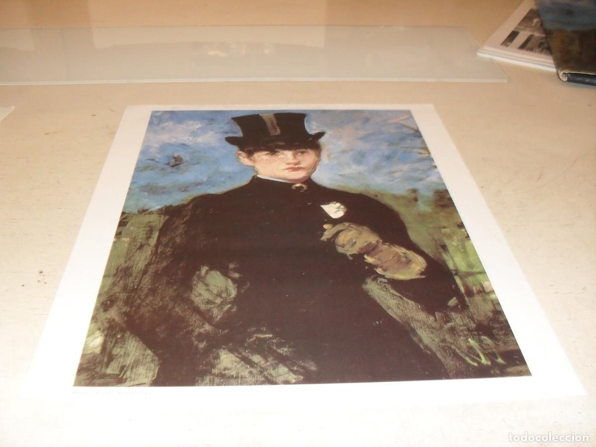 Coleccionismo de carteles: (REPRODUCCION)LAMINA N&ordm; 13,DE 21,AMAZONA DE FRENTE,1882,DE EDOUART MANET.EDITA EL PAIS,1997