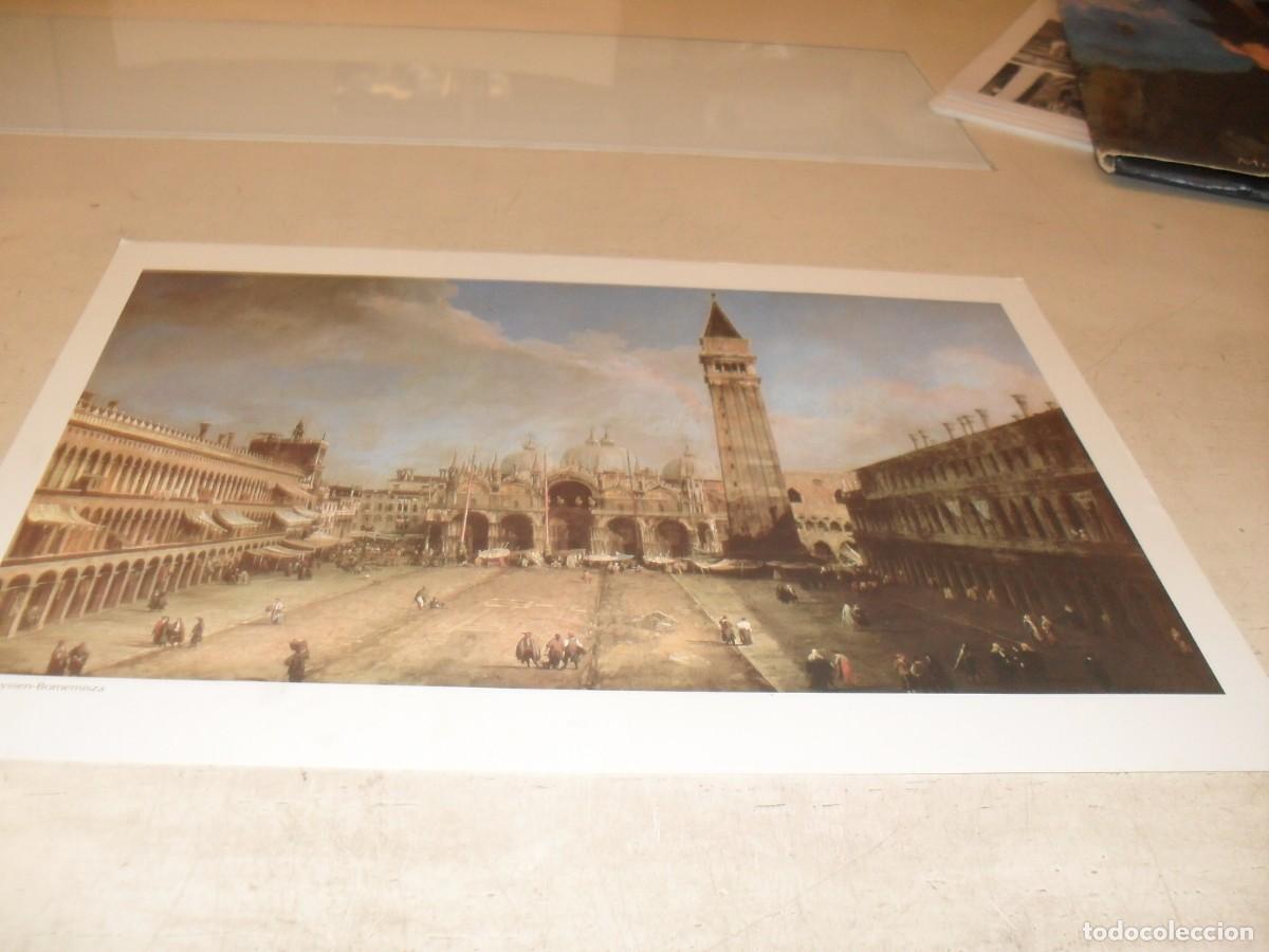 Coleccionismo de carteles: (REPRODUCCION)LAMINA N&ordm; 9,DE 21,PLAZAS DE SAN MARCOS DE VENECIA,DE CANLETTO.EDITA EL PAIS,1997