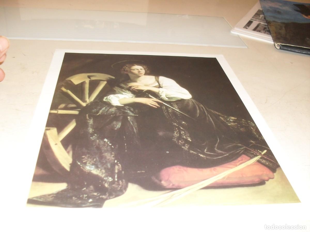 Coleccionismo de carteles: (REPRODUCCION)LAMINA N&ordm; 8,DE 21,SANTA VATALINA DE ALEJANDRIA,DE CARAVAGGIO.EDITA EL PAIS,1997