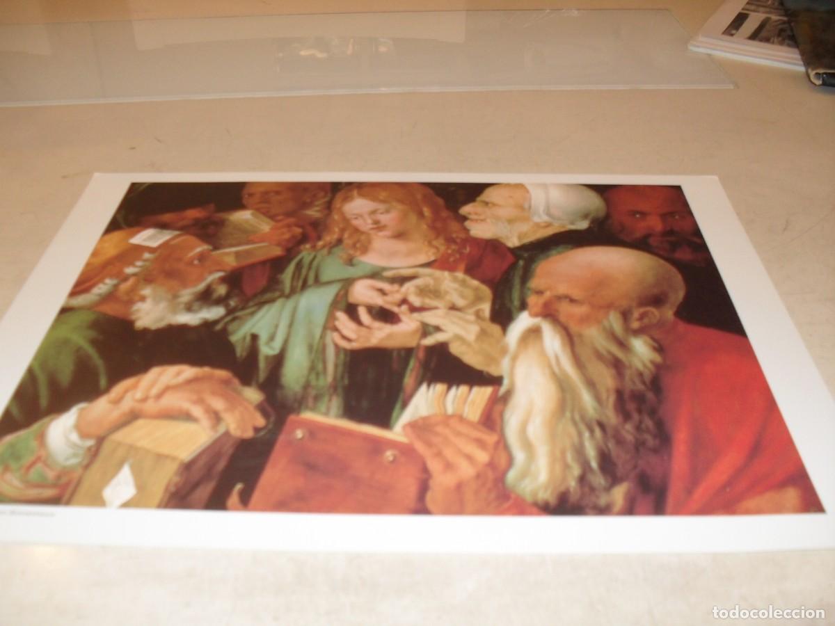 Coleccionismo de carteles: (REPRODUCCION)LAMINA N&ordm; 5,DE 21,JESUS ENTRE LOS DOCTORES,1506,DE DURERO.EDITA EL PAIS,1997