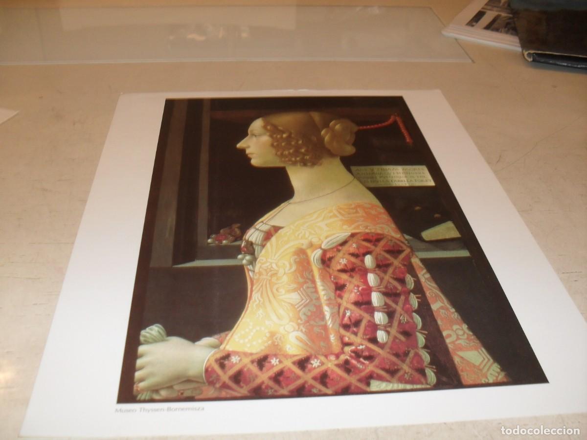 Coleccionismo de carteles: (REPRODUCCION)LAMINA N&ordm; 4,DE 21,GIOVANNA TORNABUONI,DE D.GHORLANDAIO.EDITA EL PAIS,1997