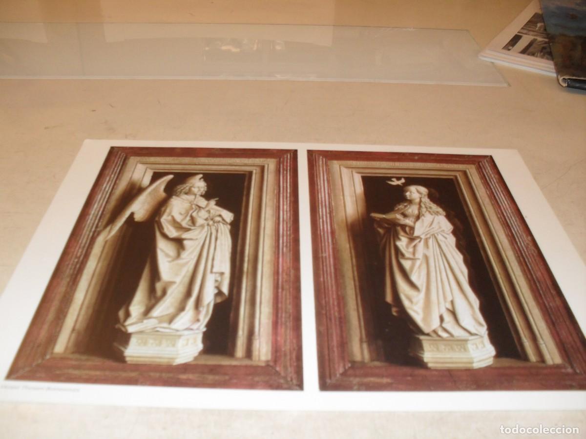 Coleccionismo de carteles: (REPRODUCCION)LAMINA N&ordm; 3,DE 21,DIPTICO DE LA ANUNCIACION,1435-17441,DE J V EYCK.EDITA EL PAIS,1997