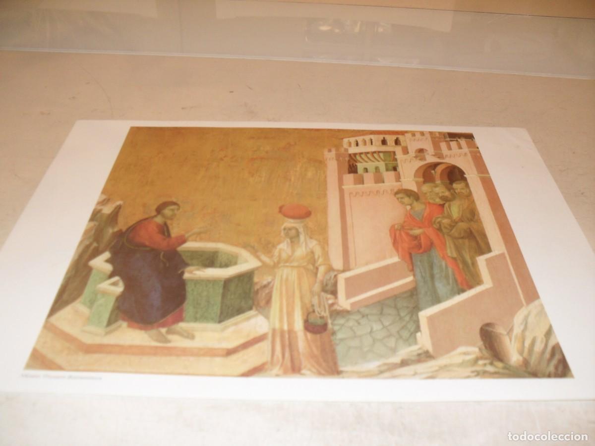 Coleccionismo de carteles: (REPRODUCCION)LAMINA N&ordm; 1,DE 21,CRISTO Y LA SAMARITANA,1310,D.DI BUONINSEGNA.EDITA EL PAIS,1997