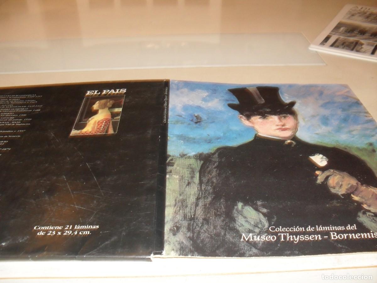 Coleccionismo de carteles: CARPETA OFICIAL PARA GUARDAR LAS LAMINAS COLECCION MUSEO THYSSEN-BORNEMISZA .EDITA EL PAIS,1997