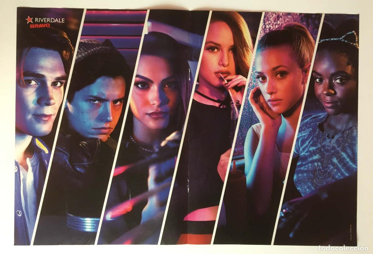 Coleccionismo de carteles: Riverdale Cast Panels / Mihaela Fileva Double-Sided Poster A3 - Bravo Magazine Bulgaria TV Series