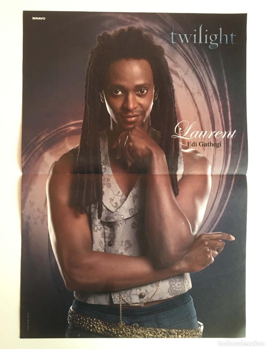 Coleccionismo de carteles: Edi Gathegi Laurent / Rachelle Lefevre Victoria Twilight Double-Sided Poster A3 - Bravo Bulgaria
