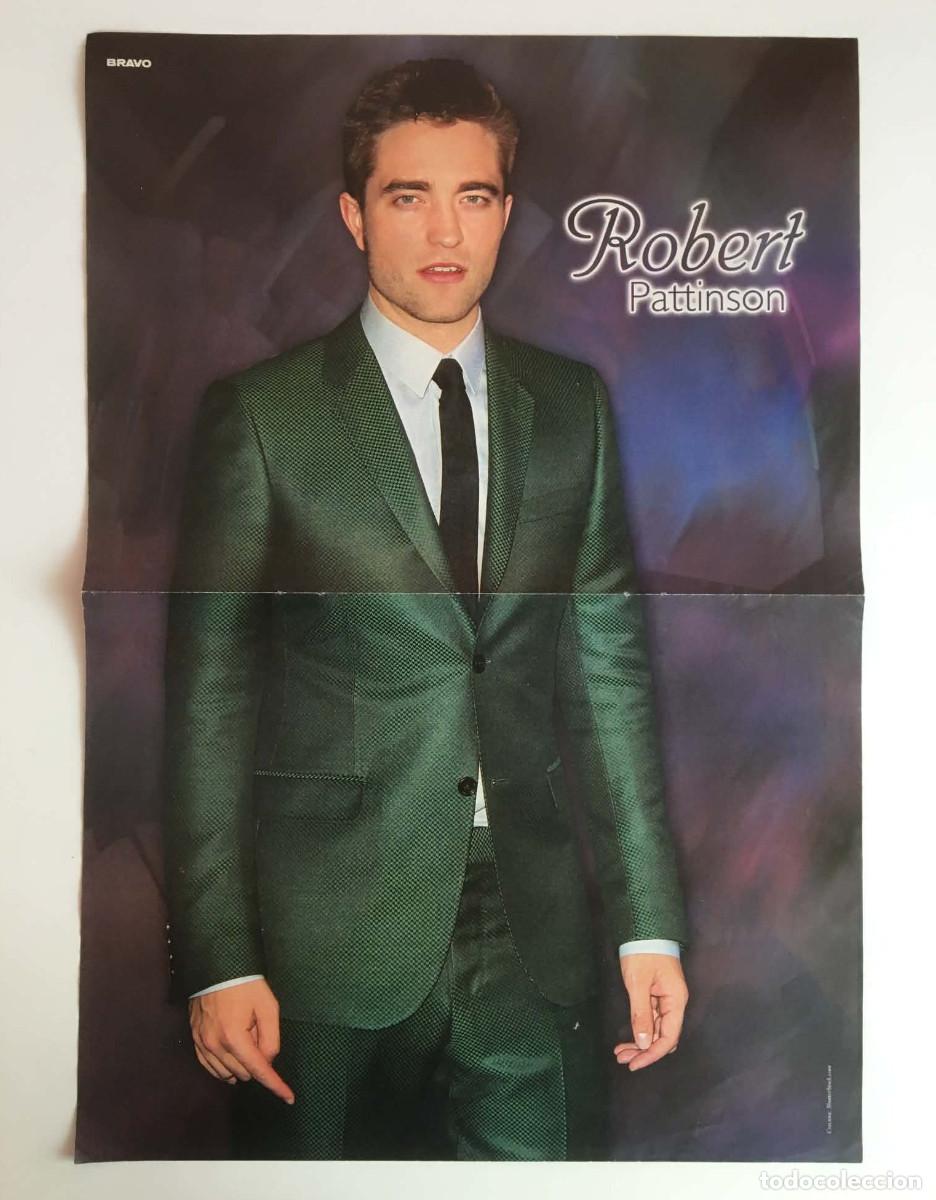 Coleccionismo de carteles: Robert Pattinson Twilight / The Script Double-Sided Poster A3 - Bravo Magazine Bulgaria Movie Music