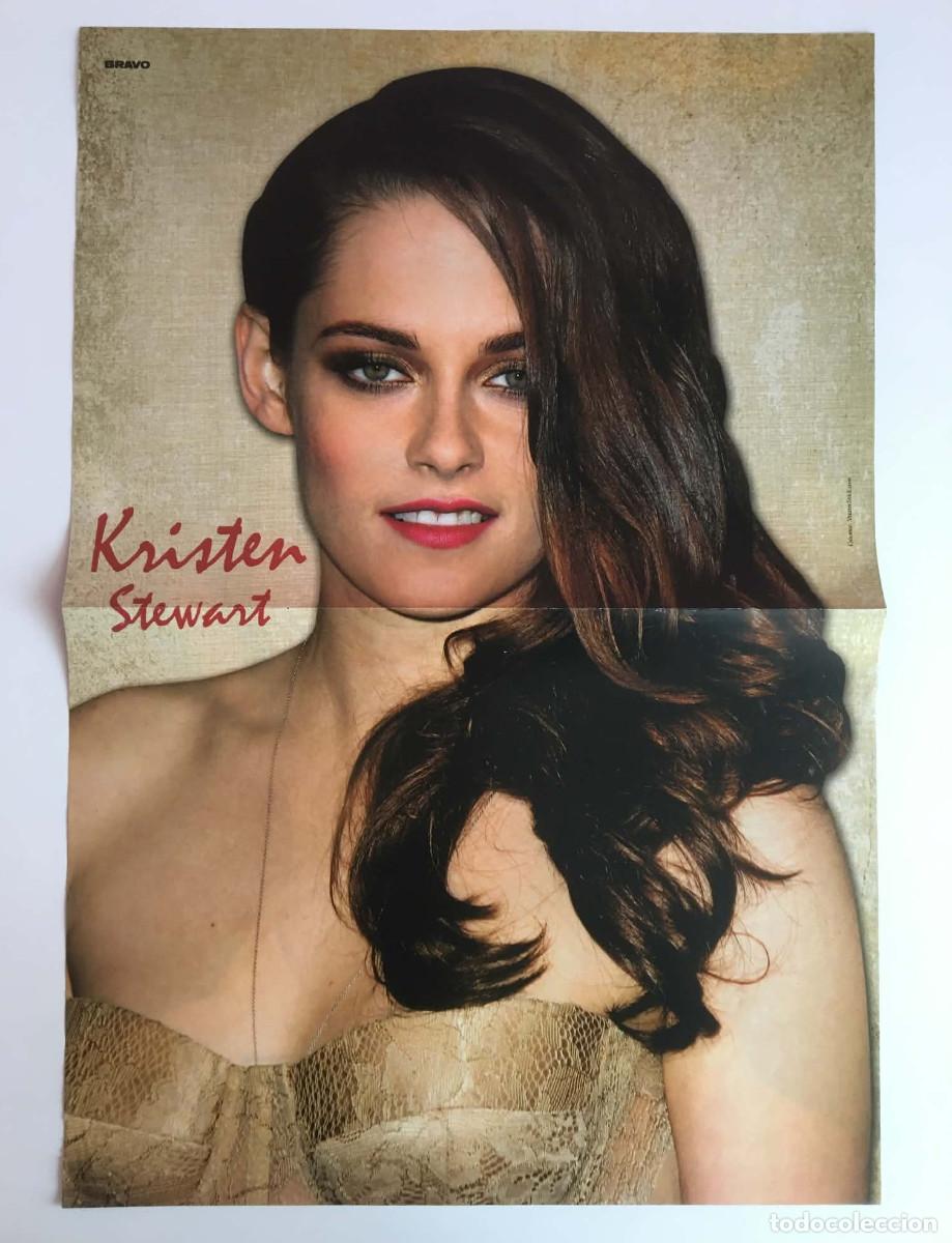 Coleccionismo de carteles: Kristen Stewart Twilight / Tyler Posey Double-Sided Poster A3 - Bravo Magazine Bulgaria Movie TV