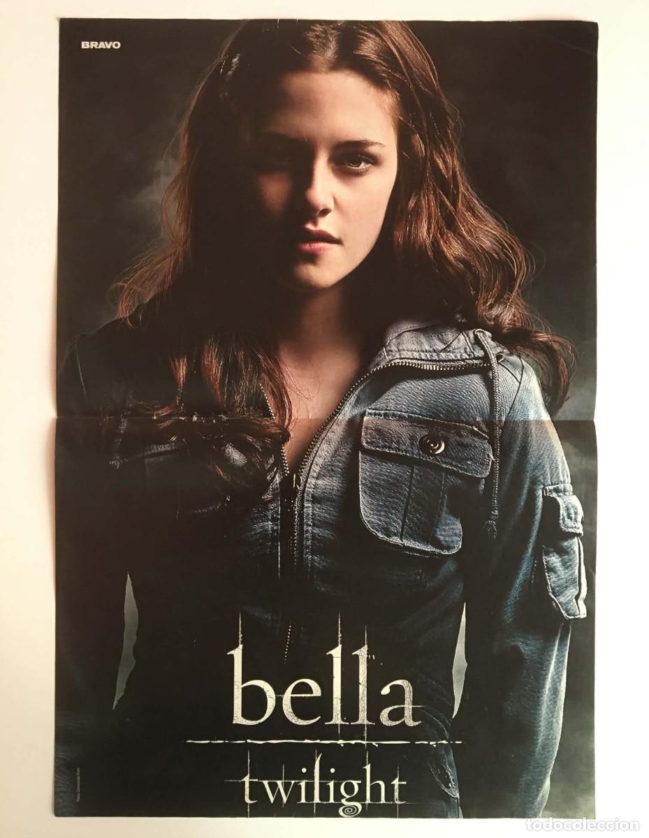 Coleccionismo de carteles: Kristen Stewart Bella / Taylor Lautner Jacob Twilight Double-Sided Poster A3 Bravo Magazine Germany