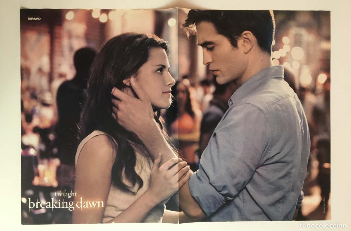 Coleccionismo de carteles: Kristen Stewart Robert Pattinson Twilight / Bella Thorne Double-Sided Poster A3 - Bravo Bulgaria