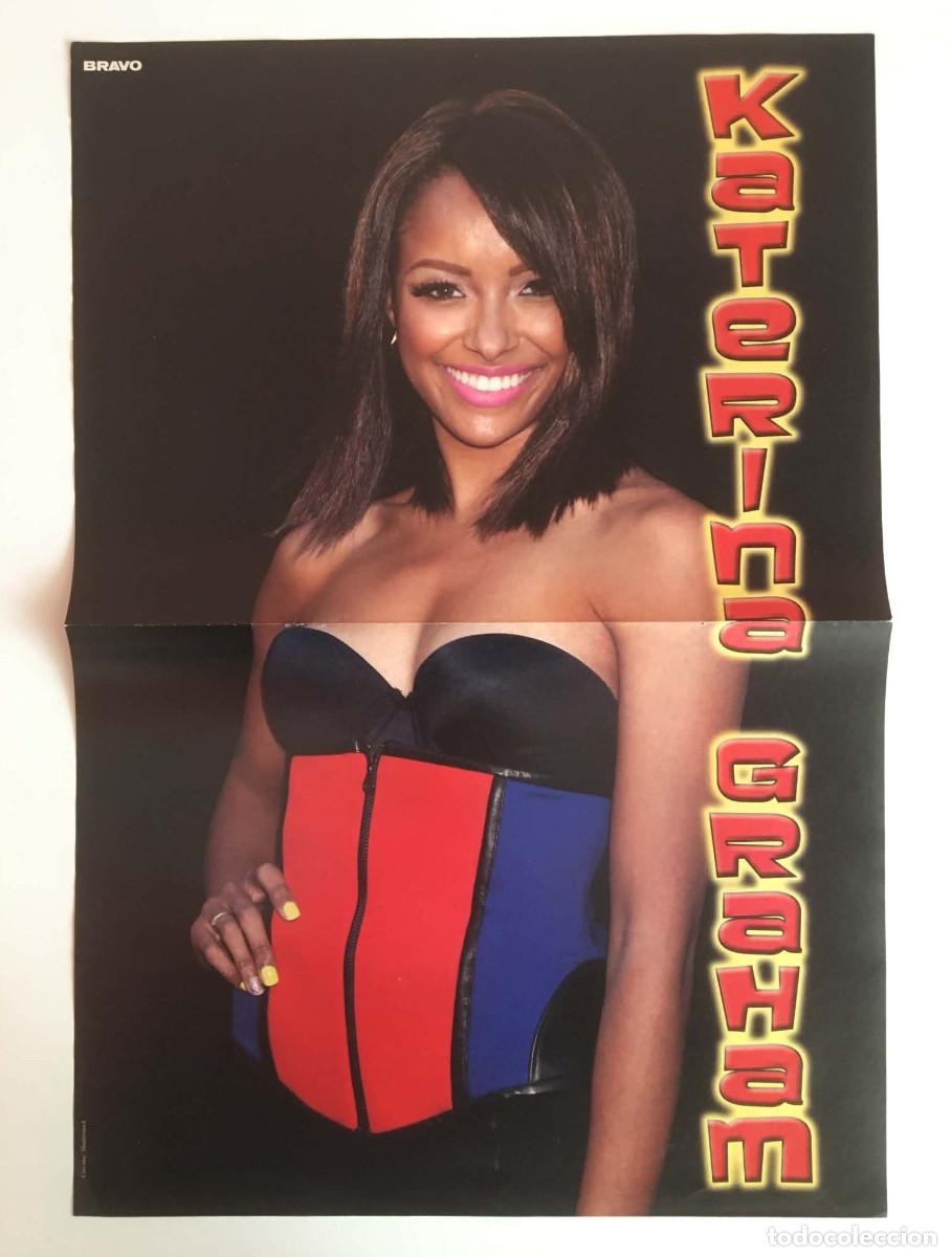 Coleccionismo de carteles: Kat Graham The Vampire Diaries / Jackson Rathbone Twilight Double-Sided Poster A3 - Bravo Bulgaria