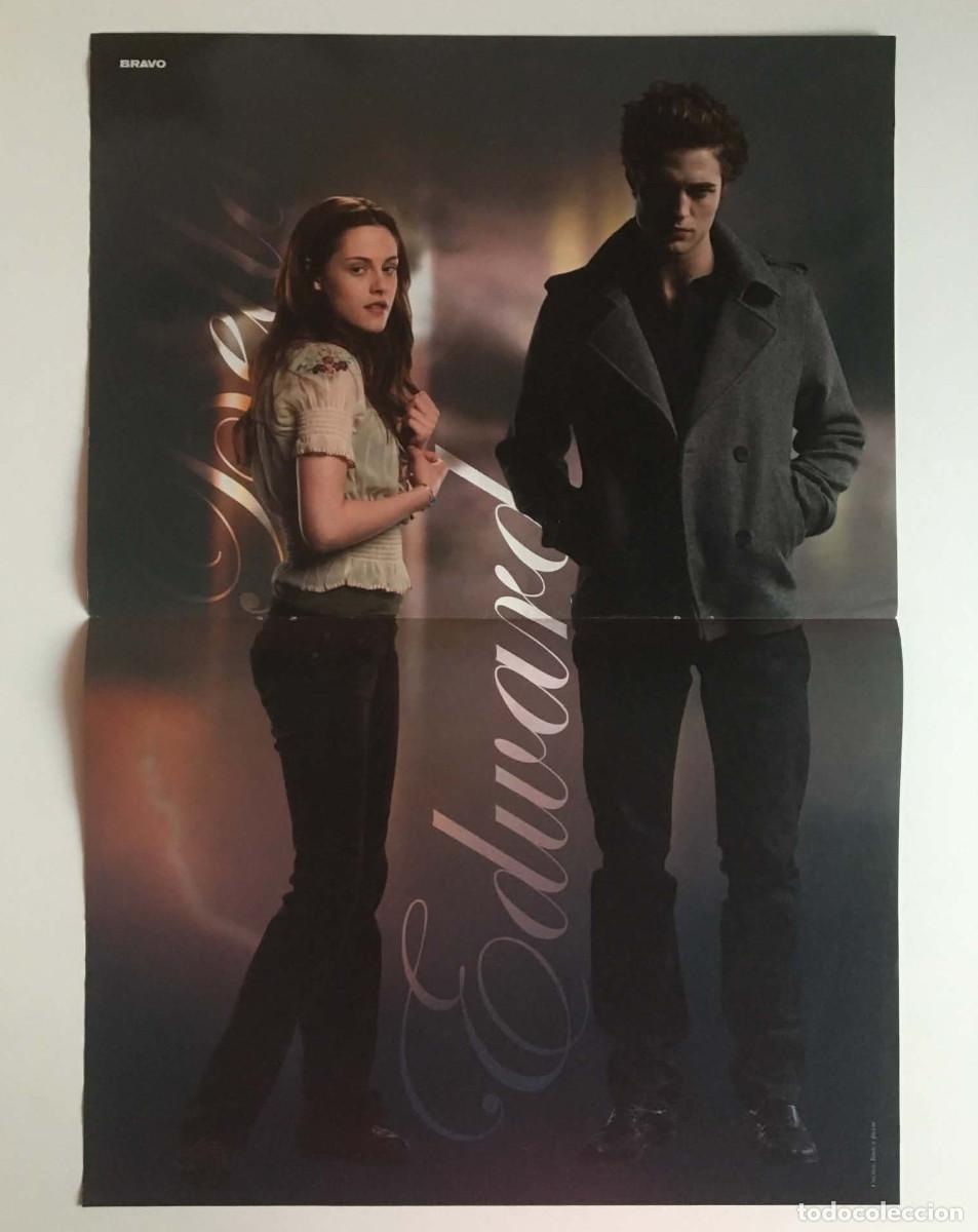 Coleccionismo de carteles: Kristen Stewart Robert Pattinson / Alice & Jasper Twilight Double-Sided Poster A3 - Bravo Bulgaria