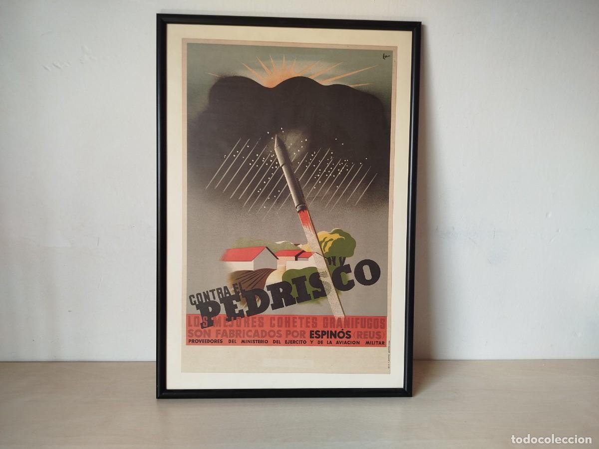 Coleccionismo de carteles: Cartel publicitario cohetes Espin&oacute;s
