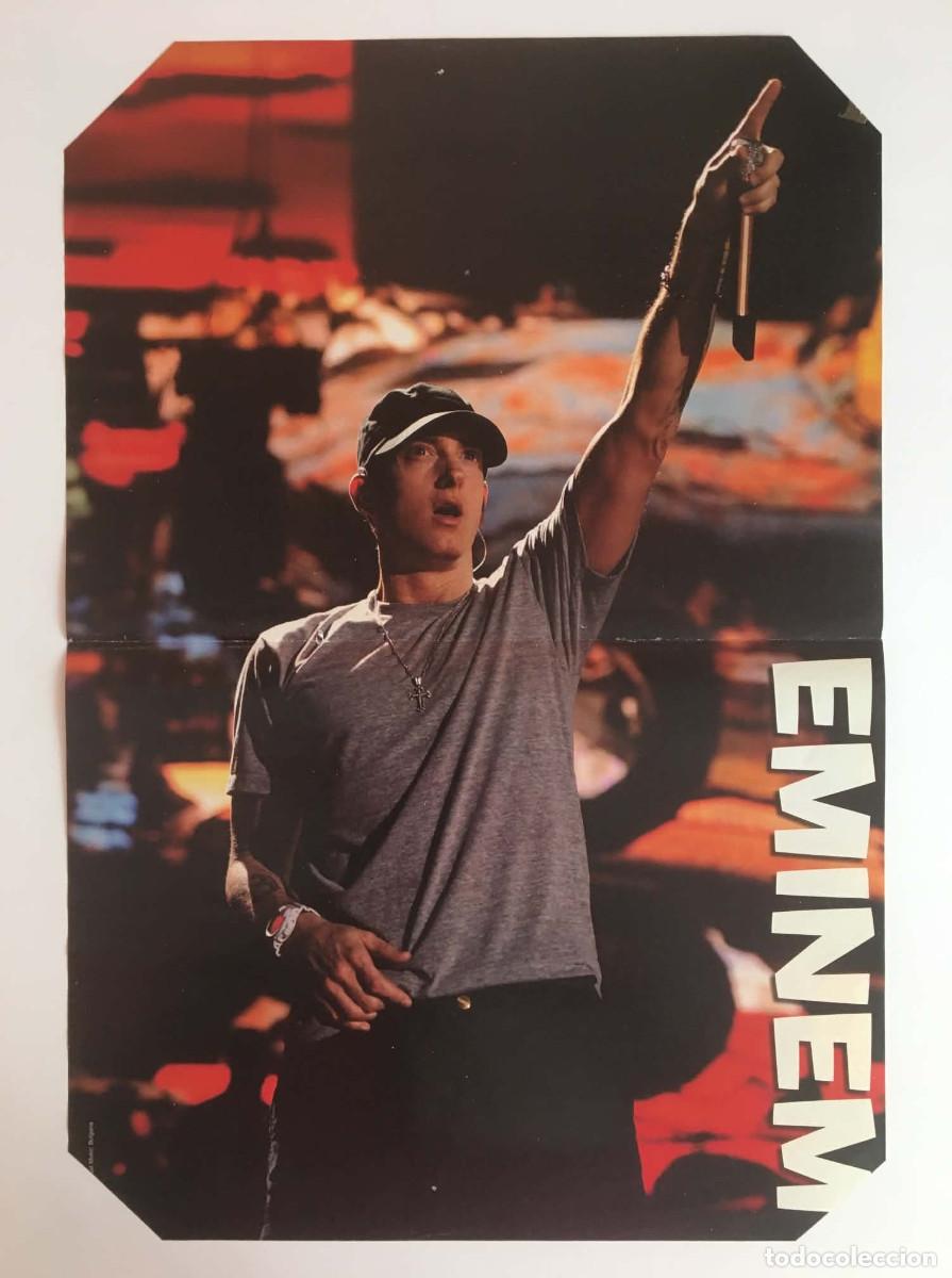 Coleccionismo de carteles: Eminem / Taylor Lautner Twilight Double-Sided Poster A3 - Bravo Magazine Bulgaria Music Movie