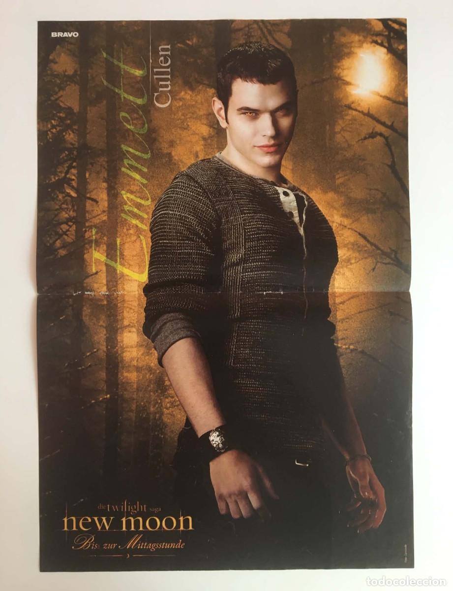 Coleccionismo de carteles: Kellan Lutz Emmett Cullen Twilight: New Moon / Queensberry Double-Sided Poster A3 - Bravo Germany