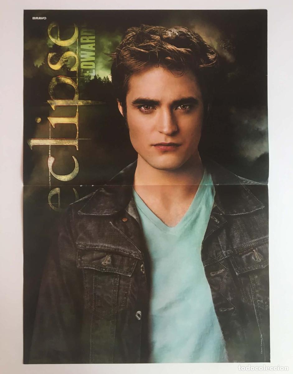 Coleccionismo de carteles: Robert Pattinson Edward Twilight / Taylor Momsen Gossip Girl Double-Sided Poster A3 - Bravo Bulgaria