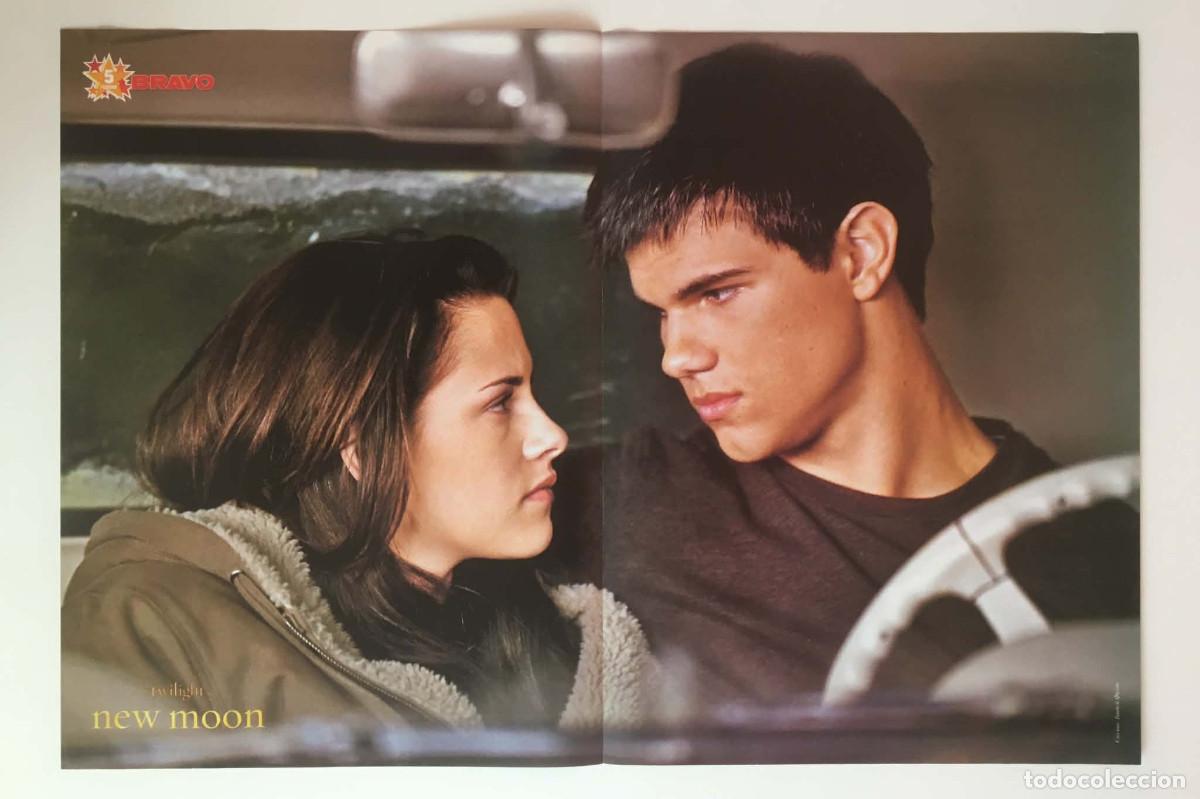 Coleccionismo de carteles: Kristen Stewart Taylor Lautner Twilight / Flo Rida Double-Sided Poster A3 - Bravo Bulgaria Movie