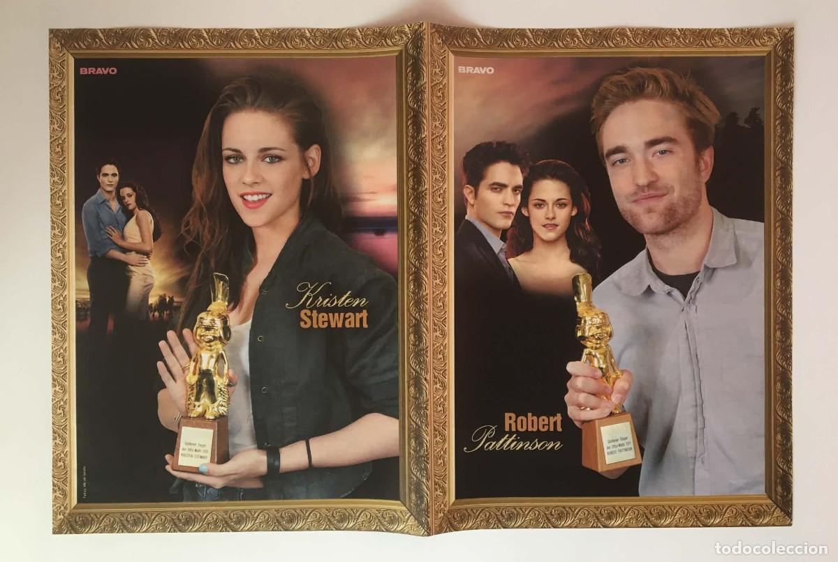 Coleccionismo de carteles: Kristen Stewart & Robert Pattinson Bravo Otto Awards Double-Sided Poster A3 - Bravo Magazine Germany