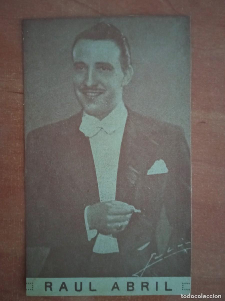 Coleccionismo de carteles: RAUL ABRIL, RECORTADO DE UN FOLLETO DE TEATRO