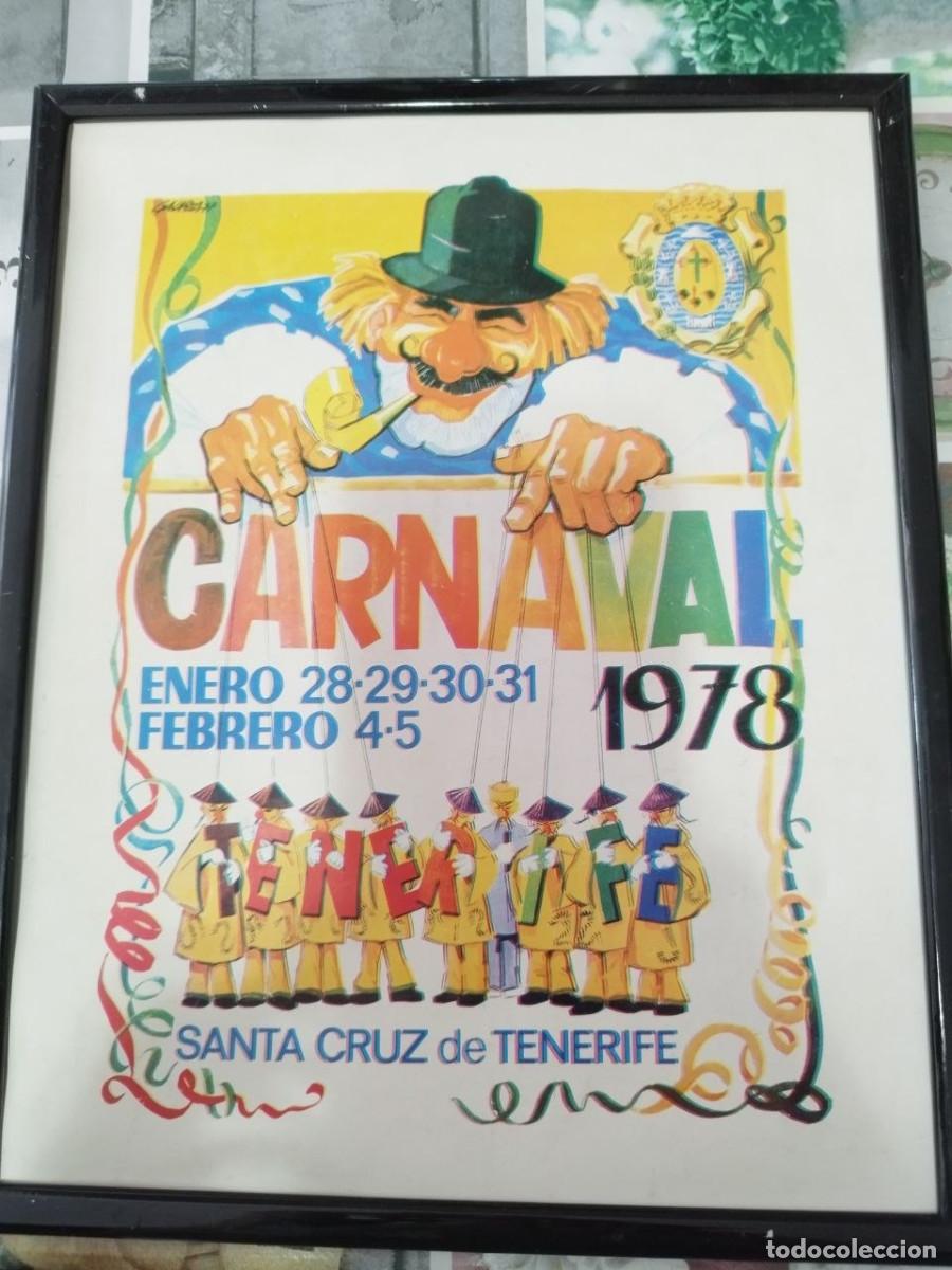 Coleccionismo de carteles: Cuadrito del Carnaval 1978 Santa Cruz de Tenerife Canarias