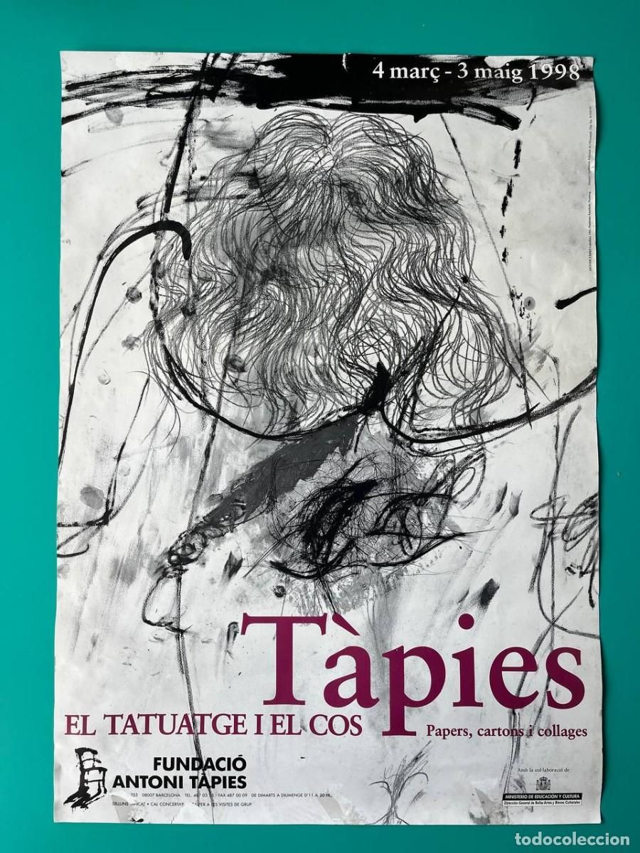 Sammeln von Plakaten: Antoni T&agrave;pies &ndash; Cartel original exposici&oacute;n Fundaci&oacute;n Antoni T&agrave;pies (1999)
