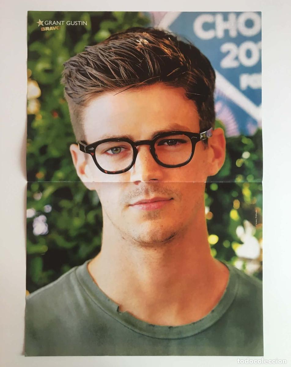 Coleccionismo de carteles: Grant Gustin The Flash / Little Mix Double-Sided Poster A3 - Bravo Magazine Bulgaria Movie Music