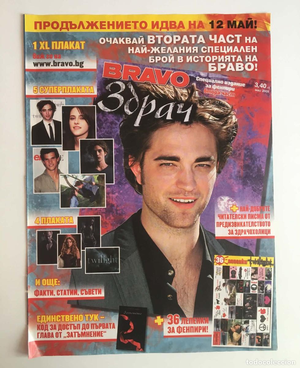 Coleccionismo de carteles: The Twilight Saga Special Bravo Issue Promo Ad Page A4 - Bravo Magazine Bulgaria 2009 Movie