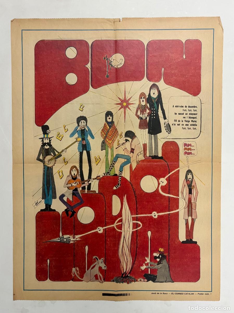Coleccionismo de carteles: CARTEL &rdquo;BON NADAL&rdquo; DE EL CORREO CATAL&Aacute;N, 1970