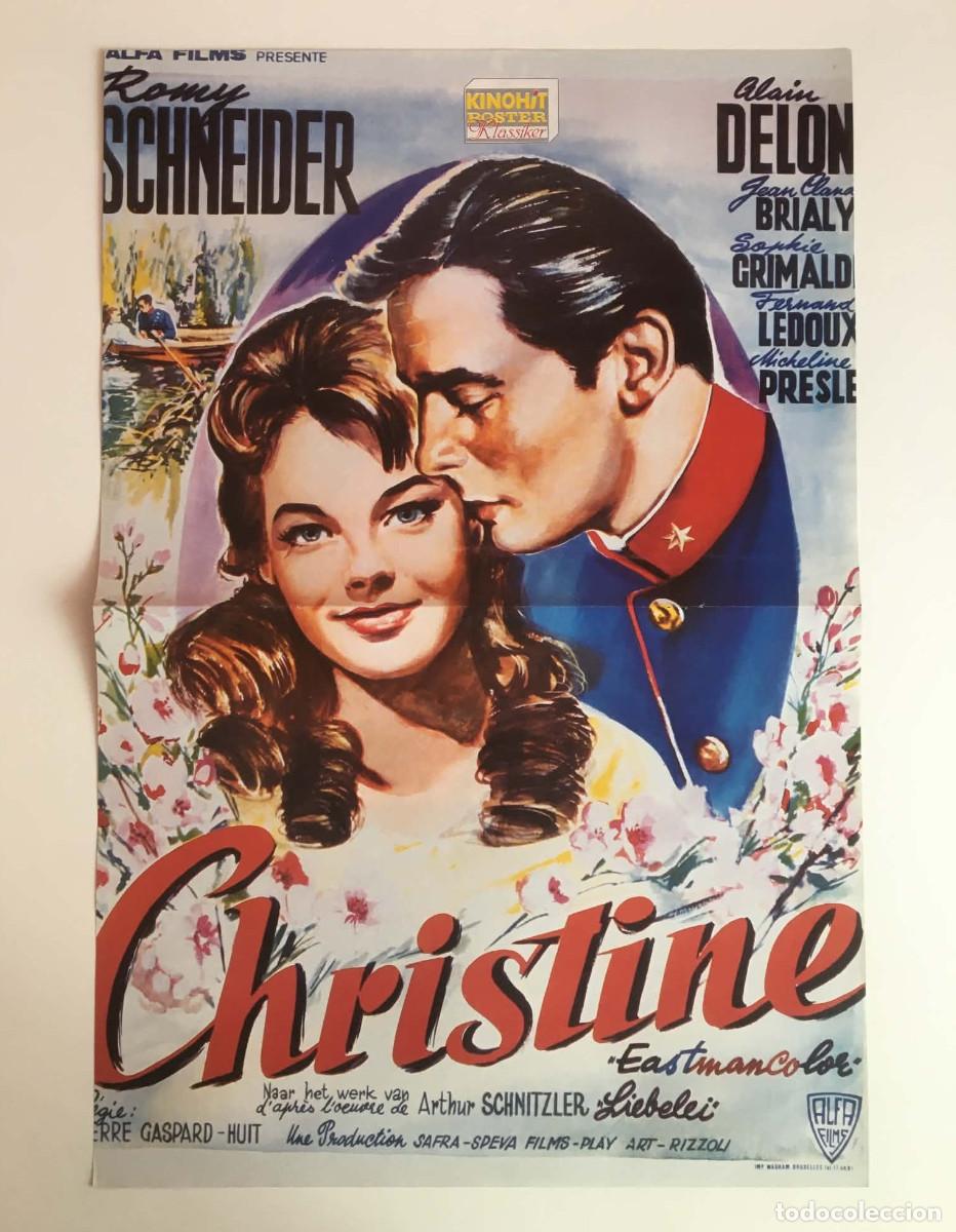 Coleccionismo de carteles: Romy Schneider & Alain Delon Christine / Mick Jagger Double-Sided Poster A3 - KinoHit Germany Movie